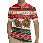 Aussie Wombat Christmas Rugby Jersey Festive Knitted Pattern Inspired