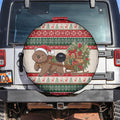 Aussie Wombat Christmas Spare Tire Cover Festive Knitted Pattern Inspired