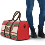 Aussie Wombat Christmas Travel Bag Festive Knitted Pattern Inspired