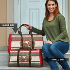 Aussie Wombat Christmas Travel Bag Festive Knitted Pattern Inspired