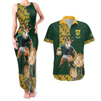 South Africa Rugby History World Champions Couples Matching Tank Maxi Dress and Hawaiian Shirt Springboks Make History