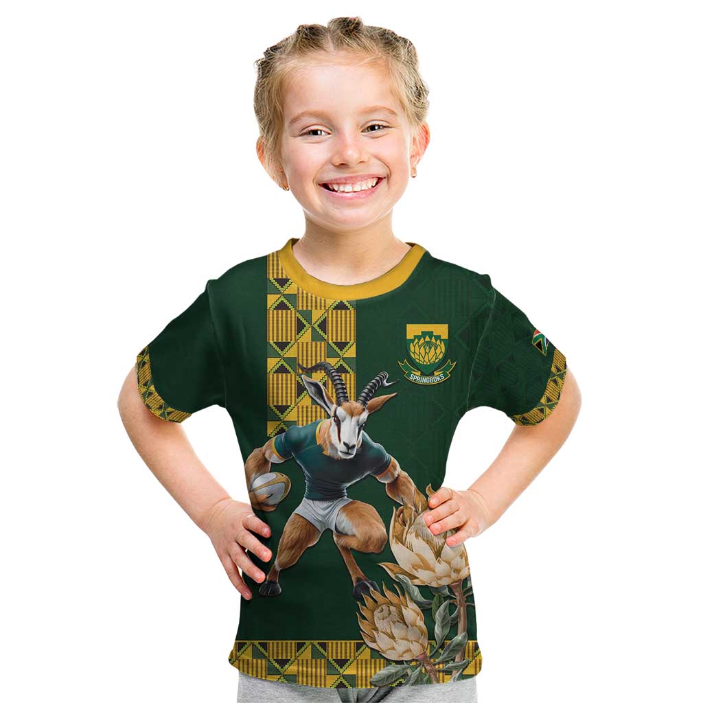 South Africa Rugby History World Champions Kid T Shirt Springboks Make History