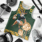 South Africa Rugby History World Champions Men Tank Top Springboks Make History