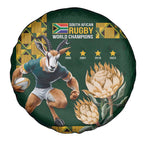 South Africa Rugby History World Champions Spare Tire Cover Springboks Make History
