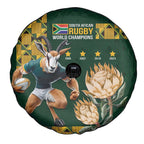 South Africa Rugby History World Champions Spare Tire Cover Springboks Make History