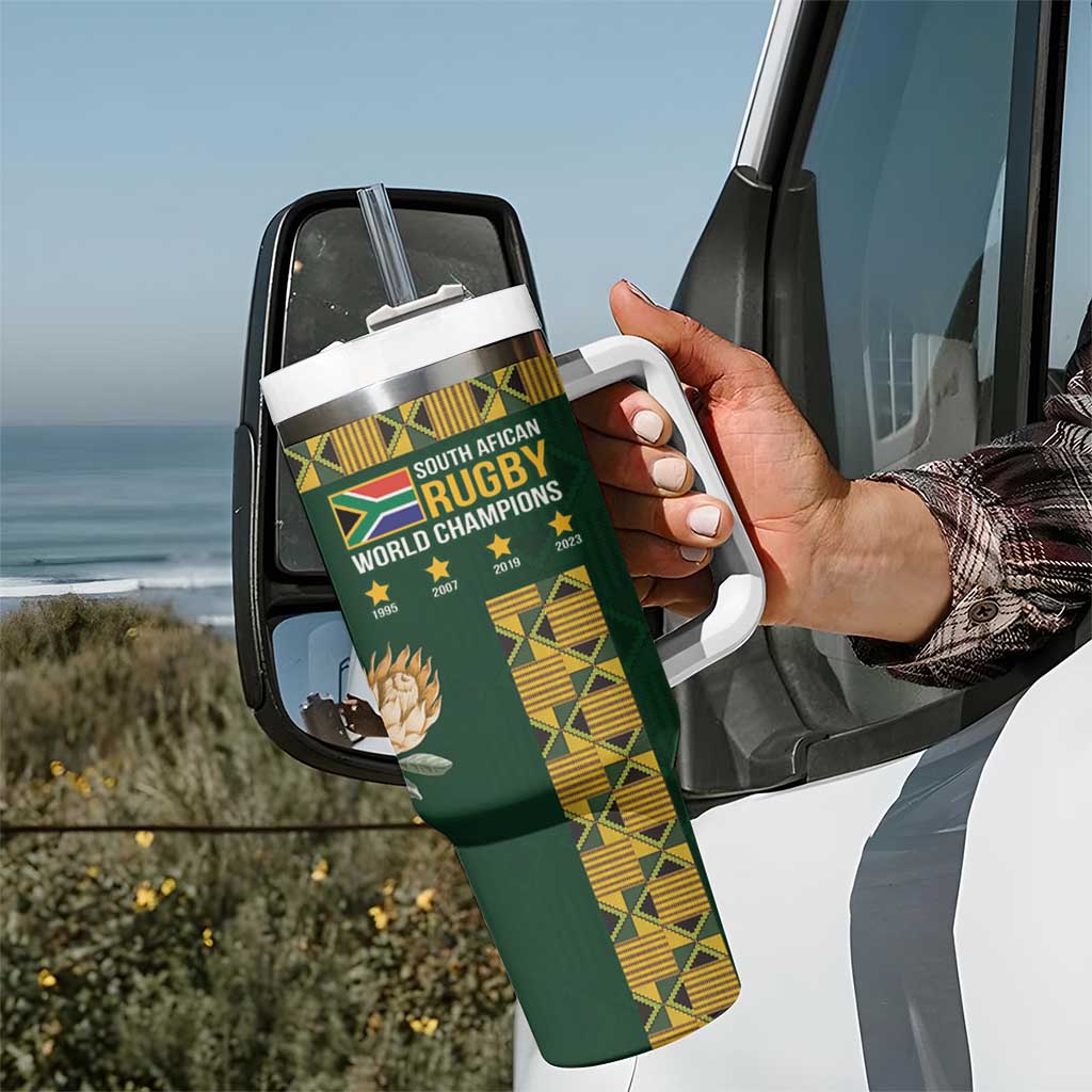 South Africa Rugby History World Champions Tumbler With Handle Springboks Make History