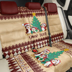 australia-penguin-christmas-argyle-pattern-personalised-back-car-seat-cover