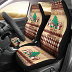 australia-penguin-christmas-argyle-pattern-personalised-car-seat-cover
