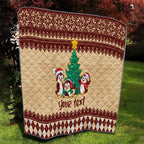 australia-penguin-christmas-argyle-pattern-personalised-quilt