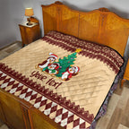 australia-penguin-christmas-argyle-pattern-personalised-quilt