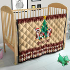 australia-penguin-christmas-argyle-pattern-personalised-quilt