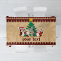 australia-penguin-christmas-argyle-pattern-personalised-tablecloth