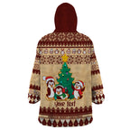 australia-penguin-christmas-argyle-pattern-personalised-wearable-blanket-hoodie