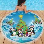 its-penguin-ing-to-look-a-lot-like-christmas-beach-blanket