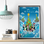 its-penguin-ing-to-look-a-lot-like-christmas-canvas-wall-art