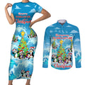 its-penguin-ing-to-look-a-lot-like-christmas-couples-matching-short-sleeve-bodycon-dress-and-long-sleeve-button-shirt