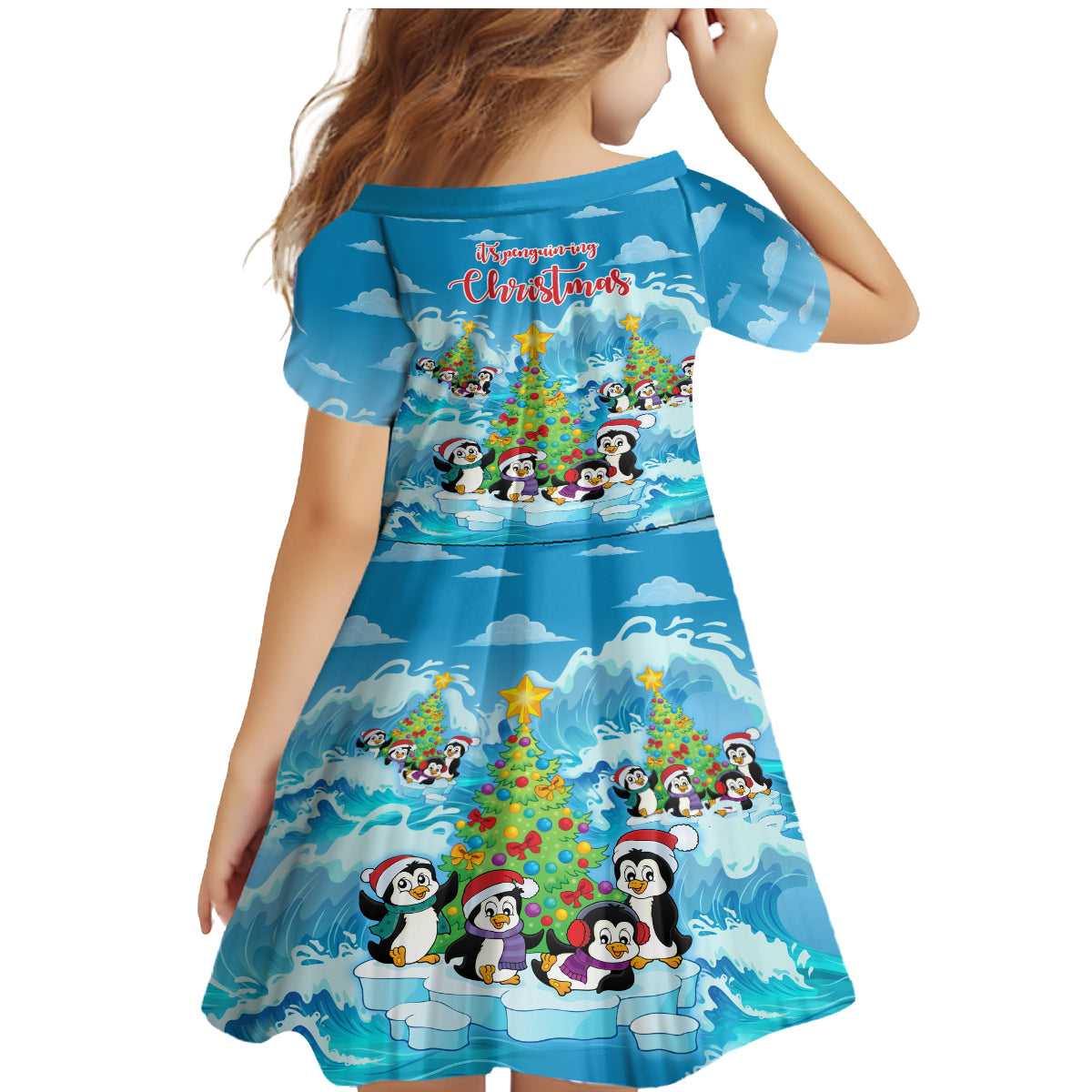 its-penguin-ing-to-look-a-lot-like-christmas-family-matching-mermaid-dress-and-hawaiian-shirt