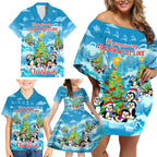 its-penguin-ing-to-look-a-lot-like-christmas-family-matching-off-shoulder-short-dress-and-hawaiian-shirt