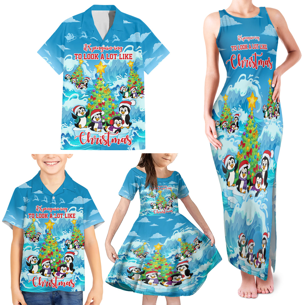 its-penguin-ing-to-look-a-lot-like-christmas-family-matching-tank-maxi-dress-and-hawaiian-shirt