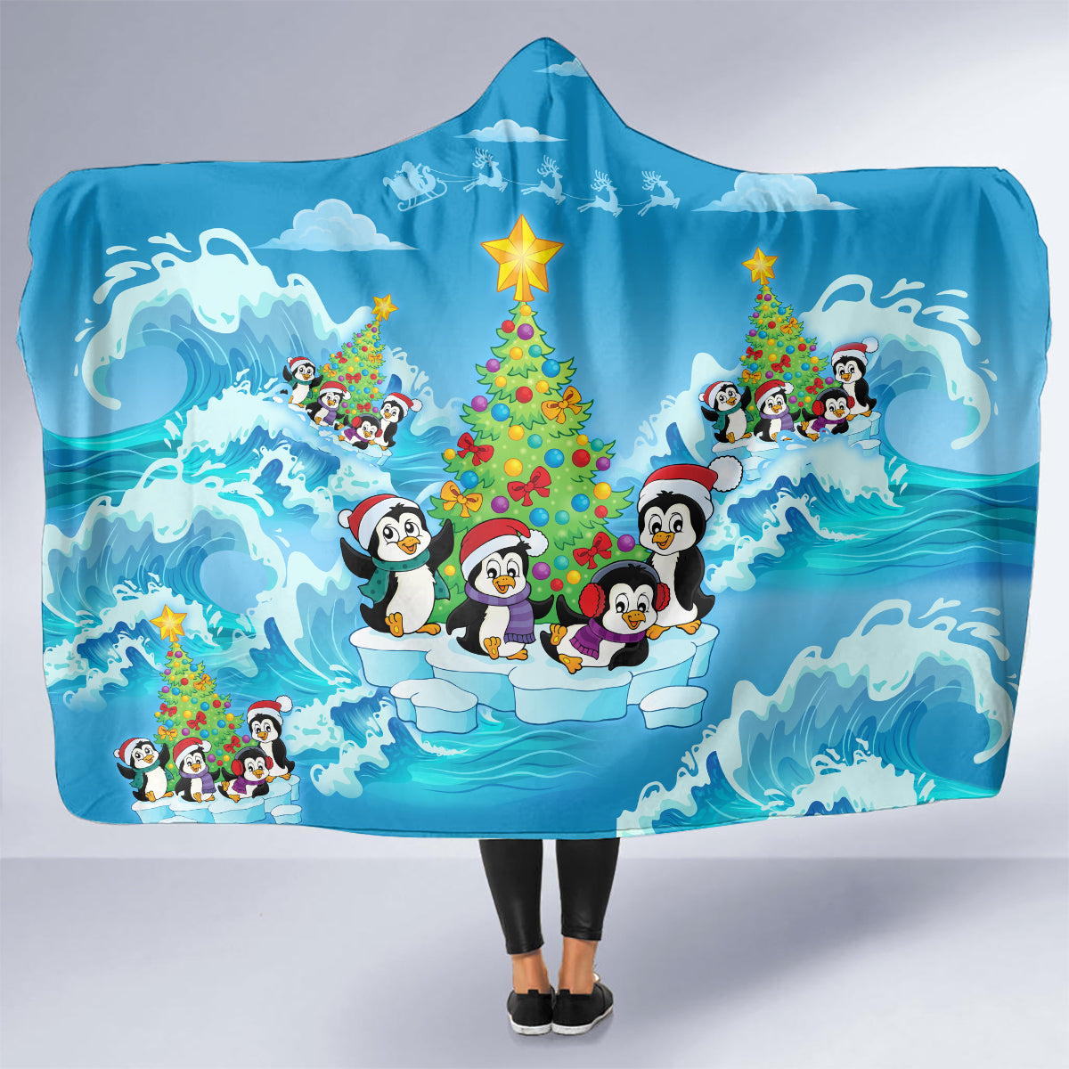 its-penguin-ing-to-look-a-lot-like-christmas-hooded-blanket