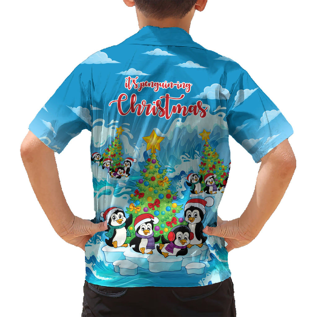 its-penguin-ing-to-look-a-lot-like-christmas-kid-hawaiian-shirt