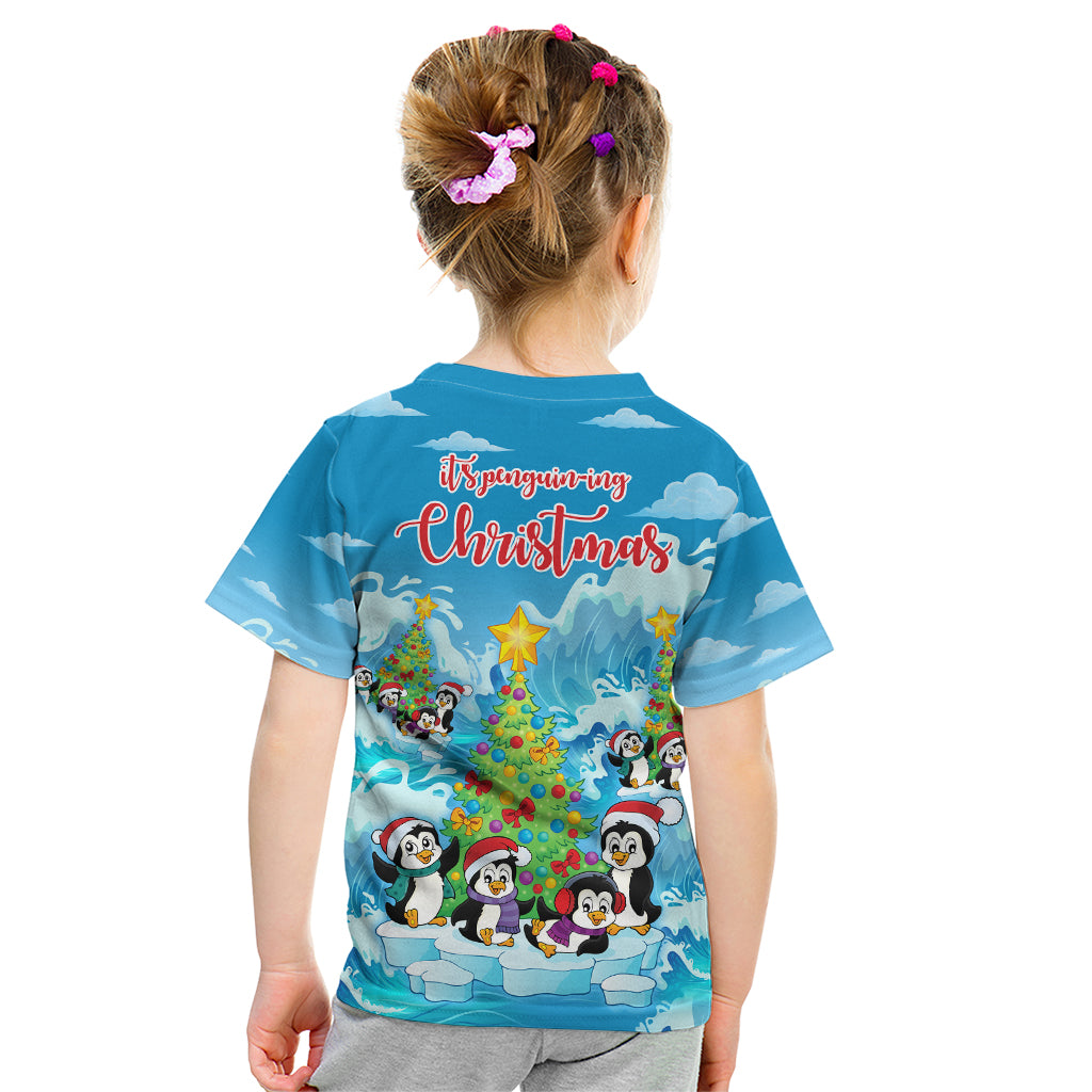 its-penguin-ing-to-look-a-lot-like-christmas-kid-t-shirt