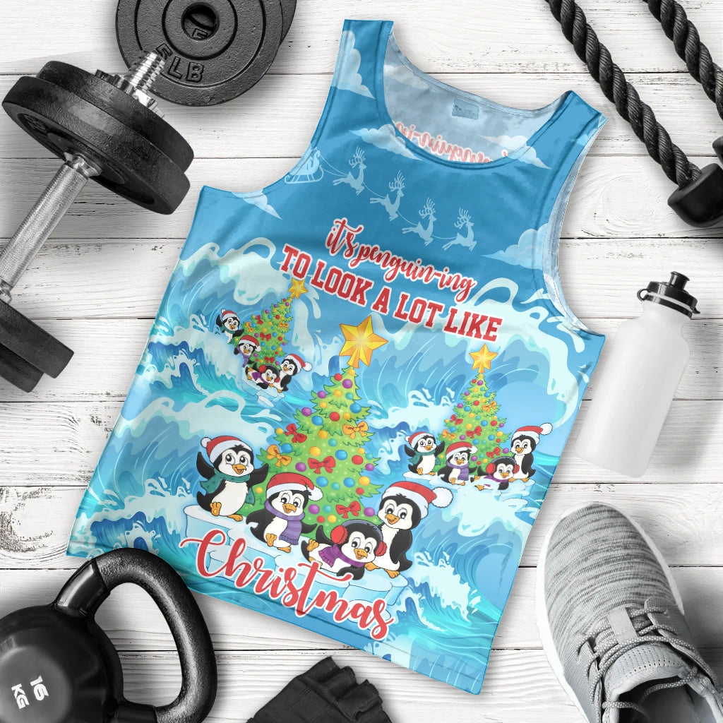 its-penguin-ing-to-look-a-lot-like-christmas-men-tank-top