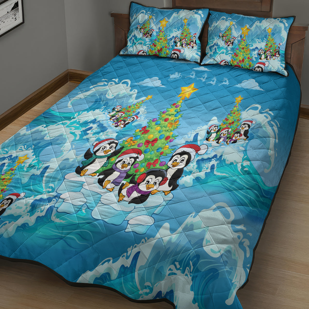 its-penguin-ing-to-look-a-lot-like-christmas-quilt-bed-set