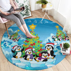 its-penguin-ing-to-look-a-lot-like-christmas-round-carpet