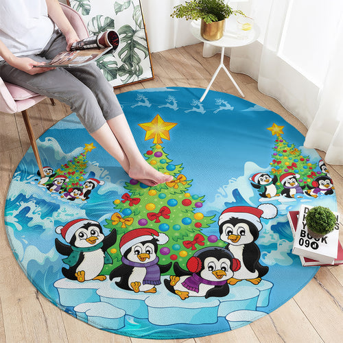 its-penguin-ing-to-look-a-lot-like-christmas-round-carpet