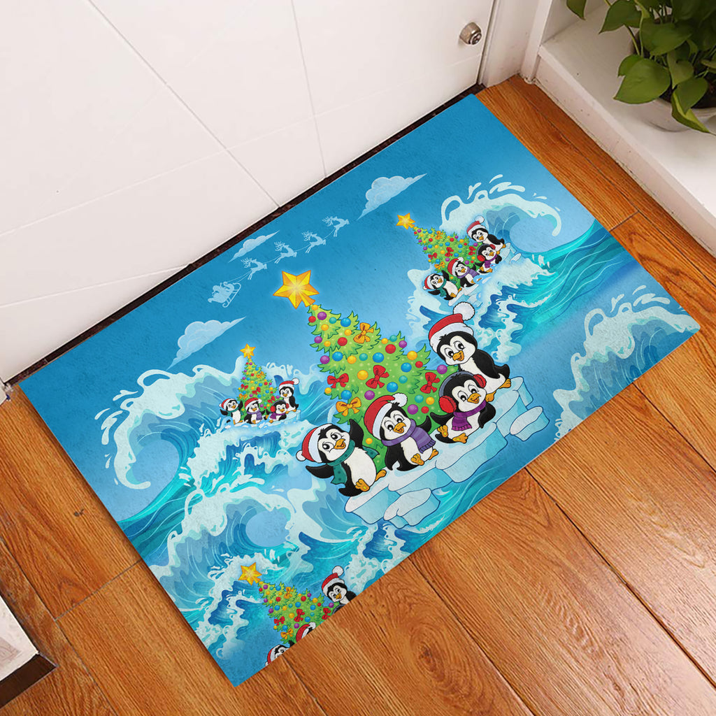 its-penguin-ing-to-look-a-lot-like-christmas-rubber-doormat