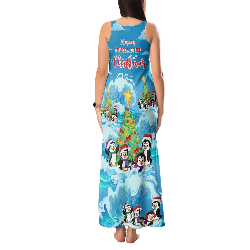 its-penguin-ing-to-look-a-lot-like-christmas-tank-maxi-dress