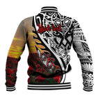Personalised New Zealand Waitangi and ANZAC day Baseball Jacket