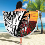 Personalised New Zealand Waitangi and ANZAC day Beach Blanket