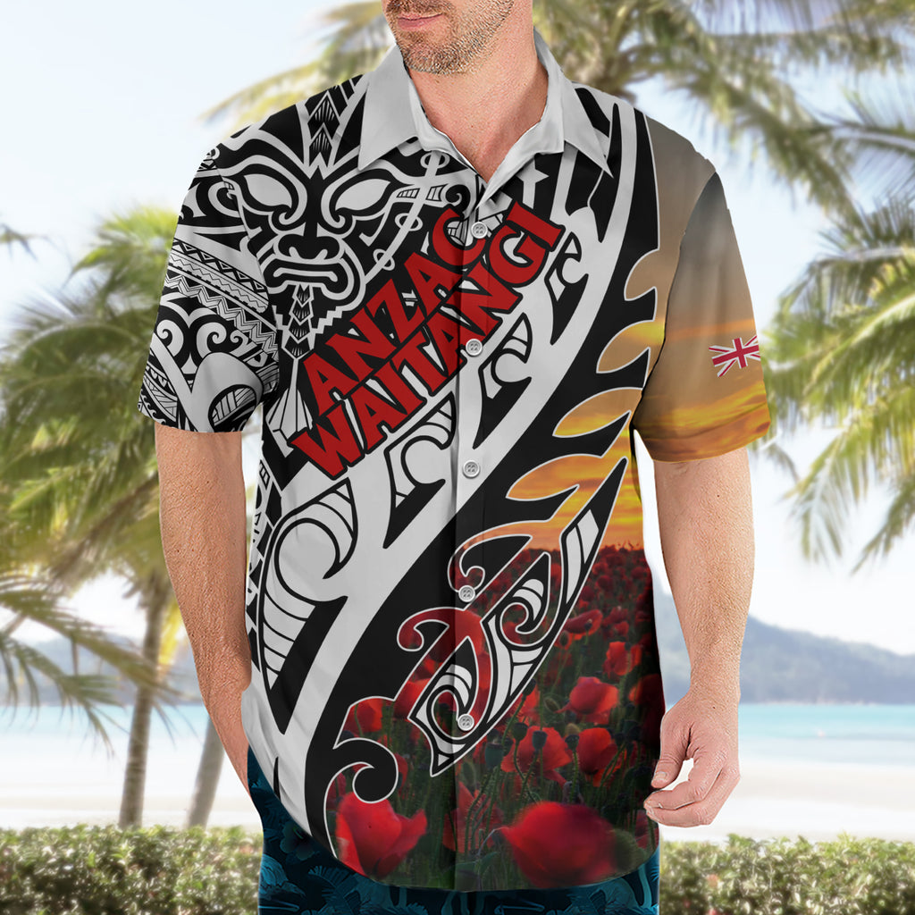 Personalised New Zealand Waitangi and ANZAC day Hawaiian Shirt