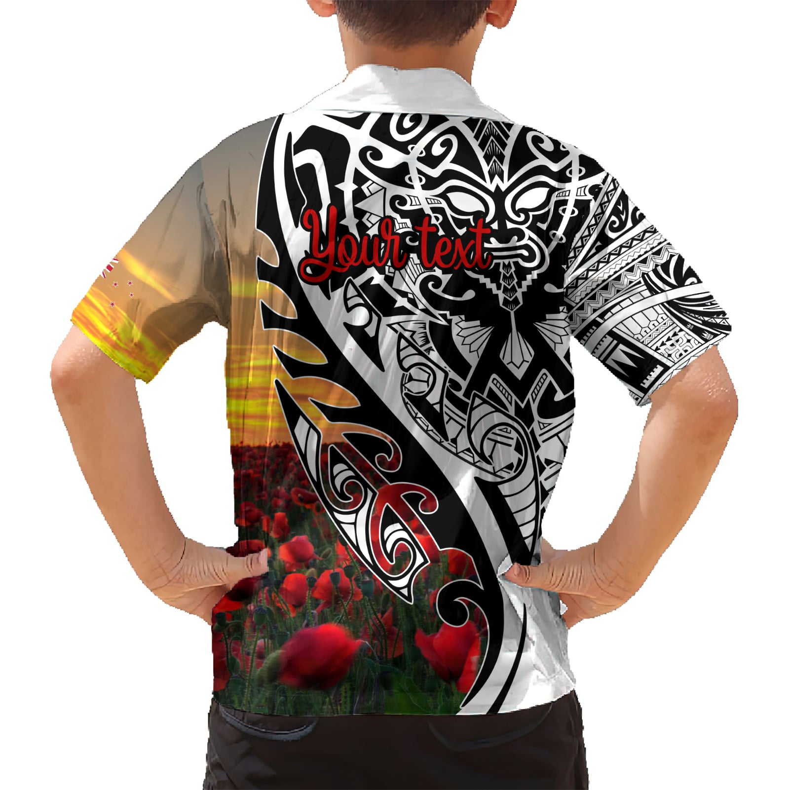Personalised New Zealand Waitangi and ANZAC day Hawaiian Shirt