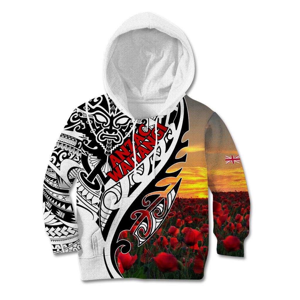 Personalised New Zealand Waitangi and ANZAC day Kid Hoodie