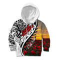 Personalised New Zealand Waitangi and ANZAC day Kid Hoodie