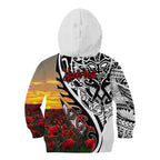 Personalised New Zealand Waitangi and ANZAC day Kid Hoodie