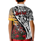 Personalised New Zealand Waitangi and ANZAC day Kid Polo Shirt