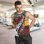 Personalised New Zealand Waitangi and ANZAC day Men Tank Top