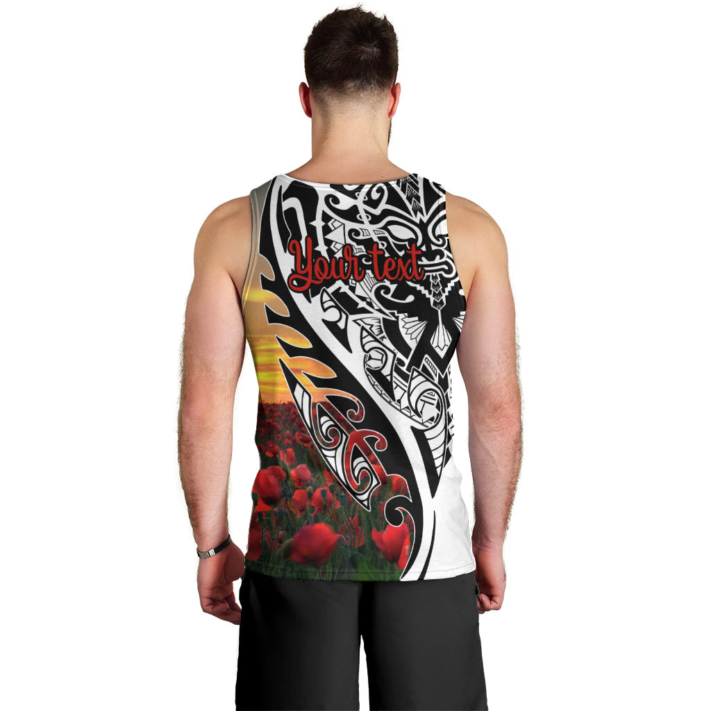 Personalised New Zealand Waitangi and ANZAC day Men Tank Top