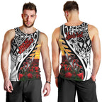 Personalised New Zealand Waitangi and ANZAC day Men Tank Top