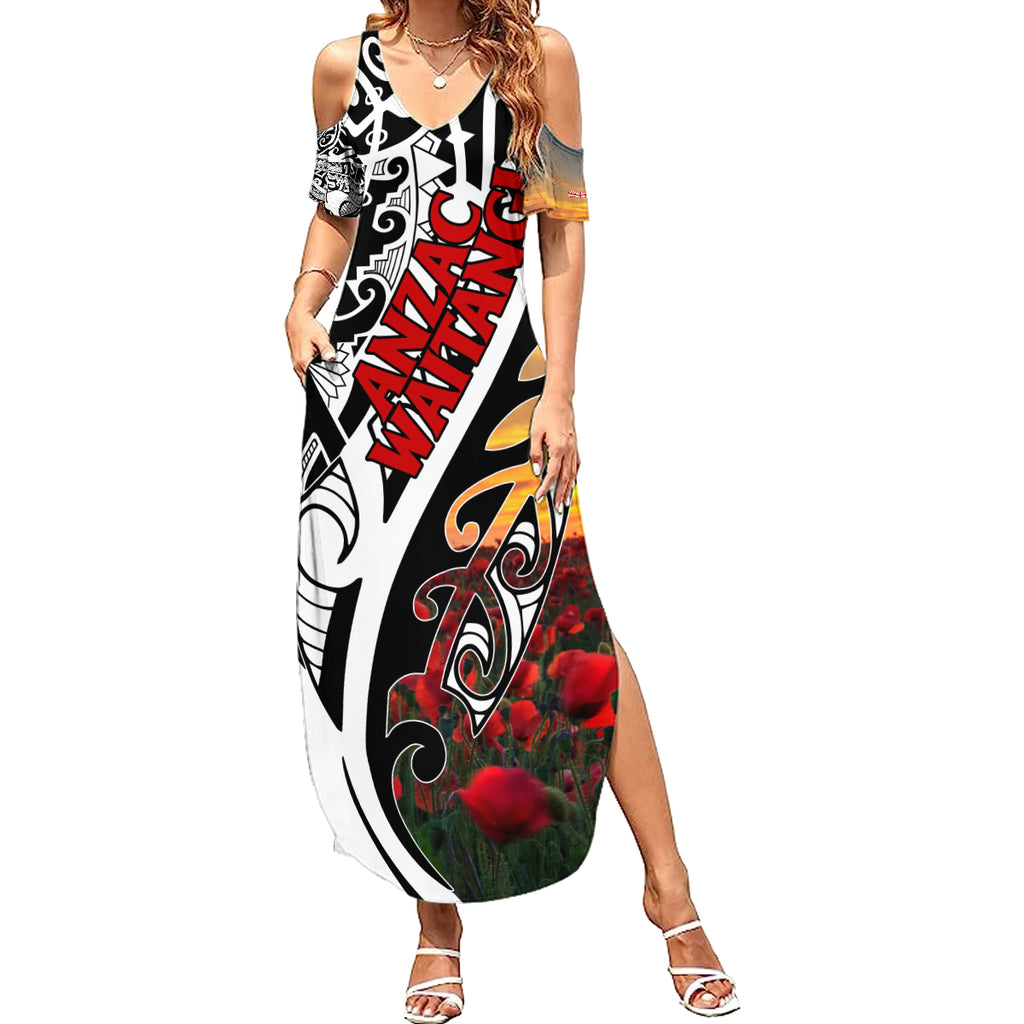 Personalised New Zealand Waitangi and ANZAC day Summer Maxi Dress