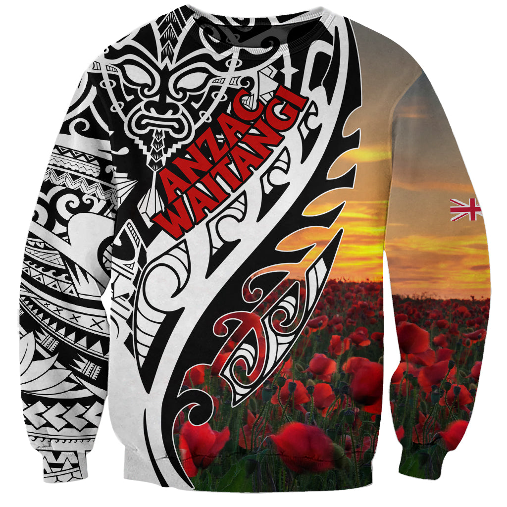 Personalised New Zealand Waitangi and ANZAC day Sweatshirt