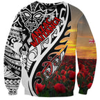Personalised New Zealand Waitangi and ANZAC day Sweatshirt