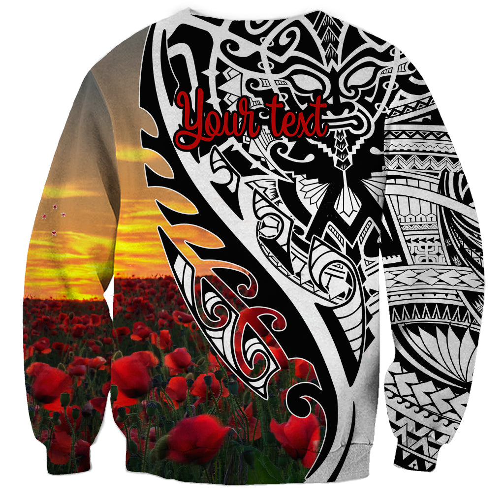 Personalised New Zealand Waitangi and ANZAC day Sweatshirt