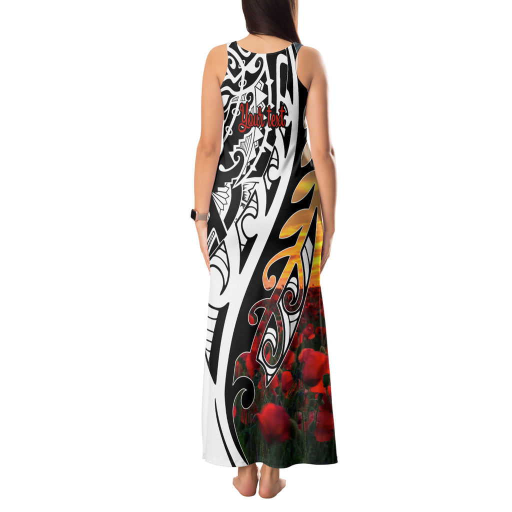 Personalised New Zealand Waitangi and ANZAC day Tank Maxi Dress