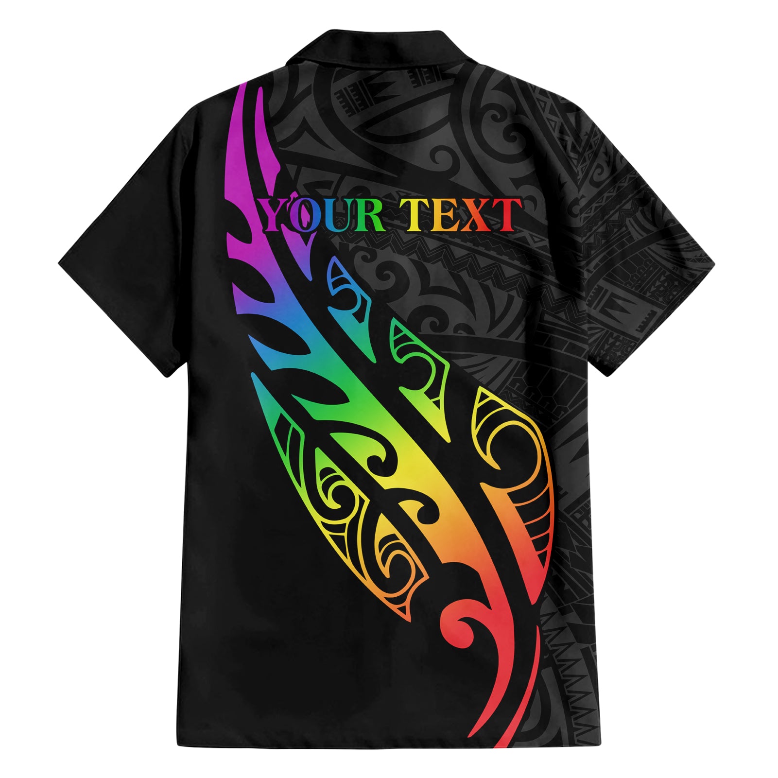 Personalised New Zealand Wellington Pride Hawaiian Shirt Maori Fern with Pride Flag 2024