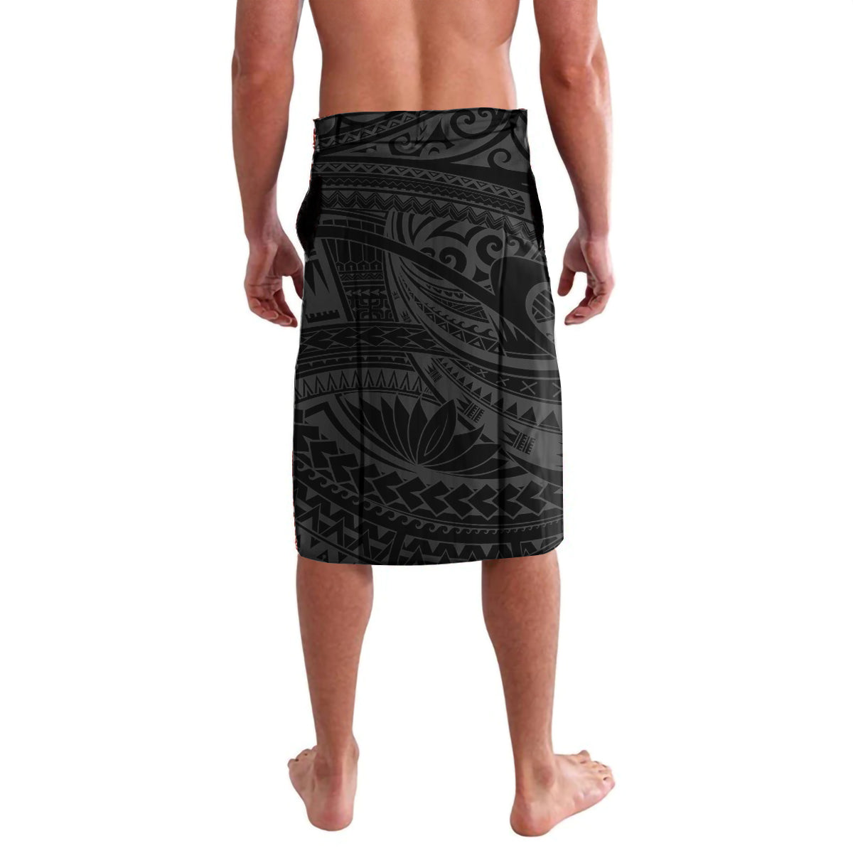 Personalised New Zealand Wellington Pride Lavalava Maori Fern with Pride Flag 2024